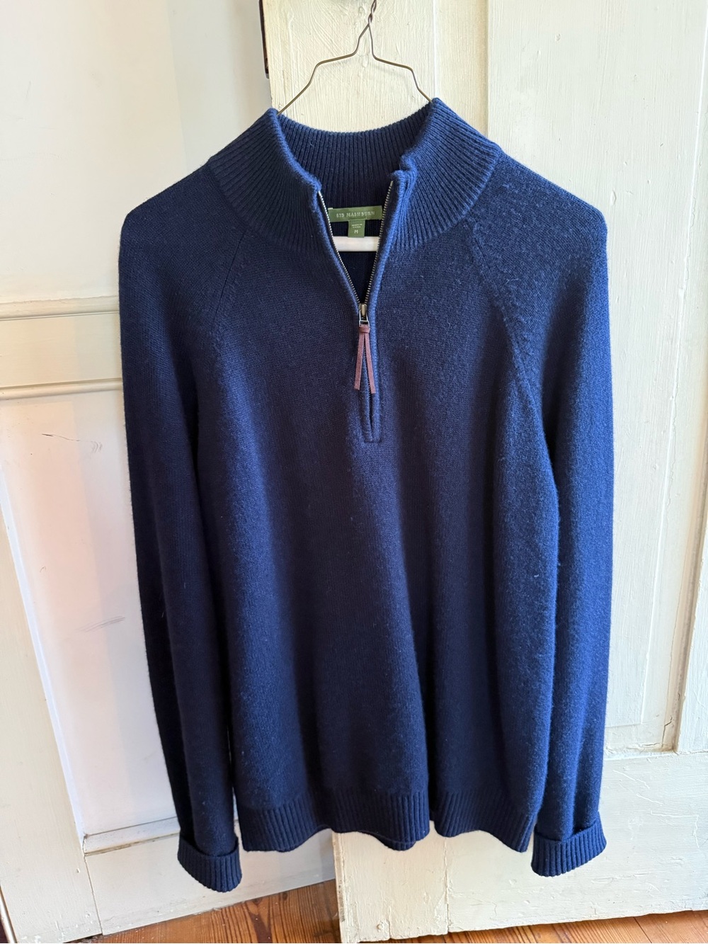 Sid Mashburn Navy Half-Zip Sweater great condition - worn twice